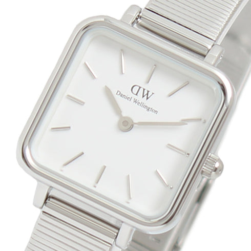 ダニエルウェリントン DANIEL WELLINGTON 腕時計 QUADRO STUDIO 22 DW00100521 クアドロ ホワイト シルバー